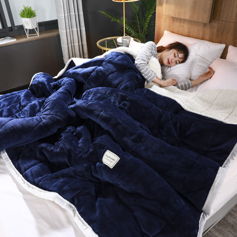 Couverture polaire confortable en velours