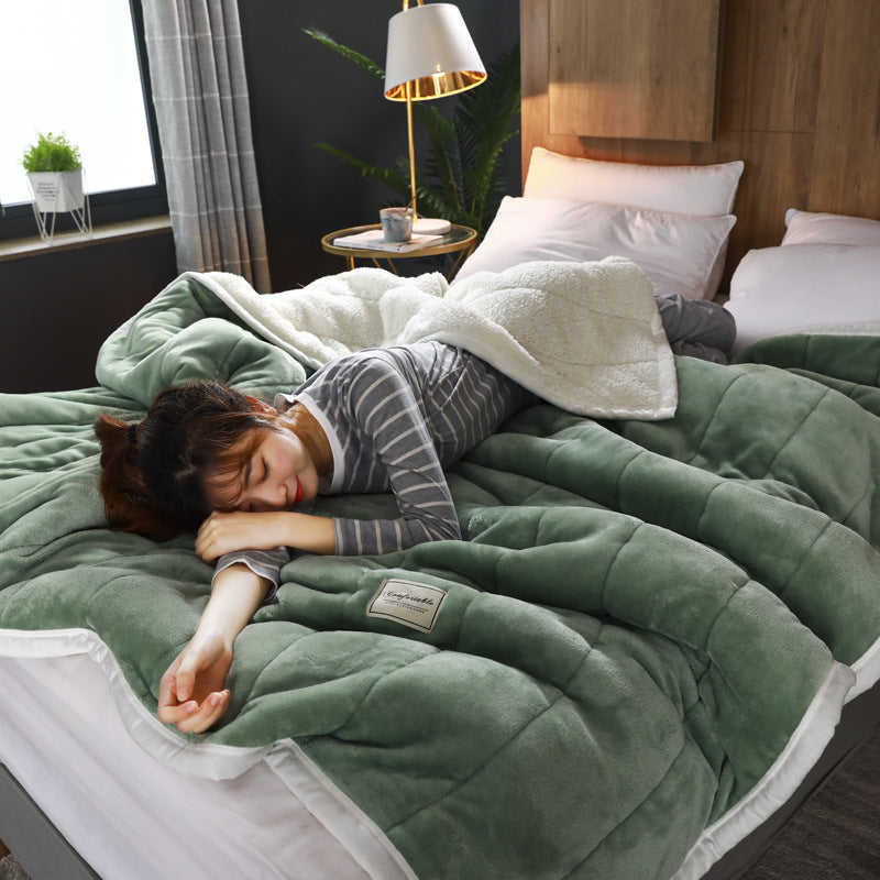 Couverture polaire confortable en velours