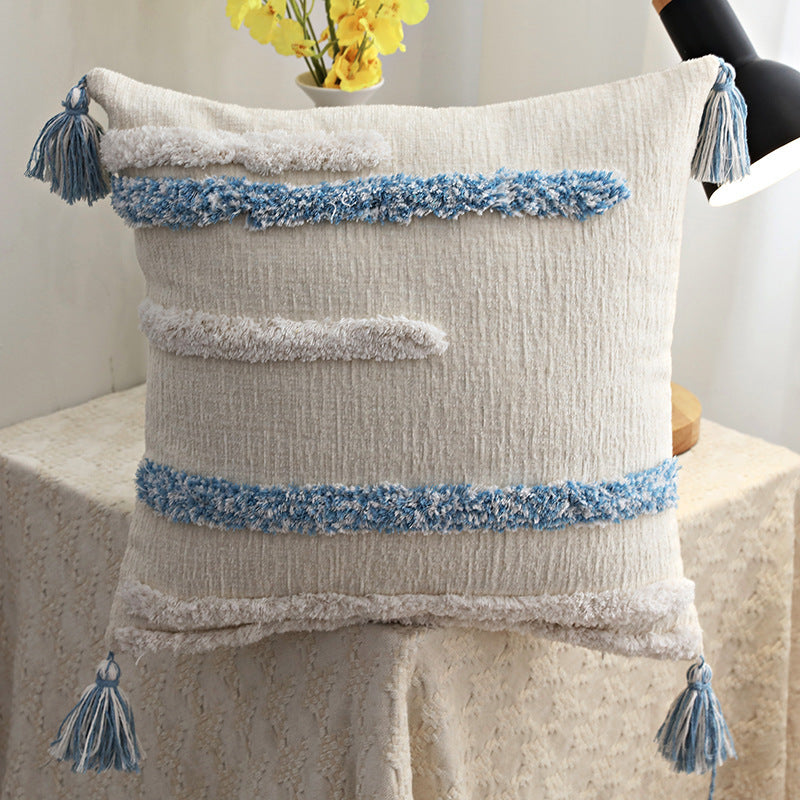 Coussin capitonné de luxe de style famille d'accueil (housse)