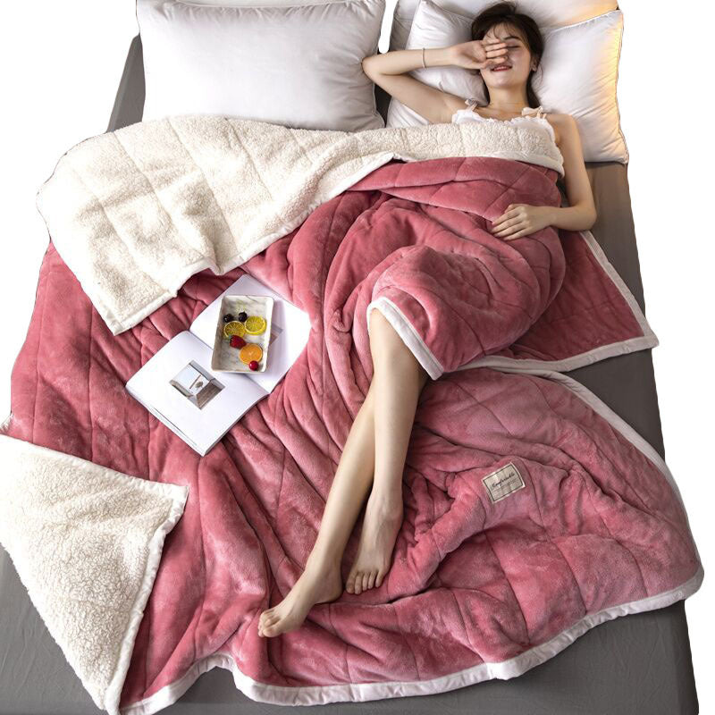 Couverture polaire confortable en velours