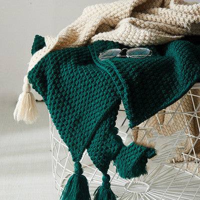 Belle Époque Tassel Knit Blanket