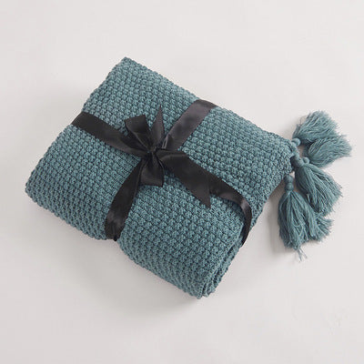 Belle Époque Tassel Knit Blanket