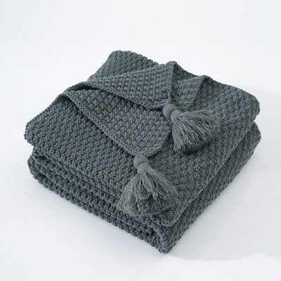 Belle Époque Tassel Knit Blanket
