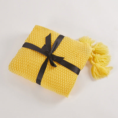 Belle Époque Tassel Knit Blanket
