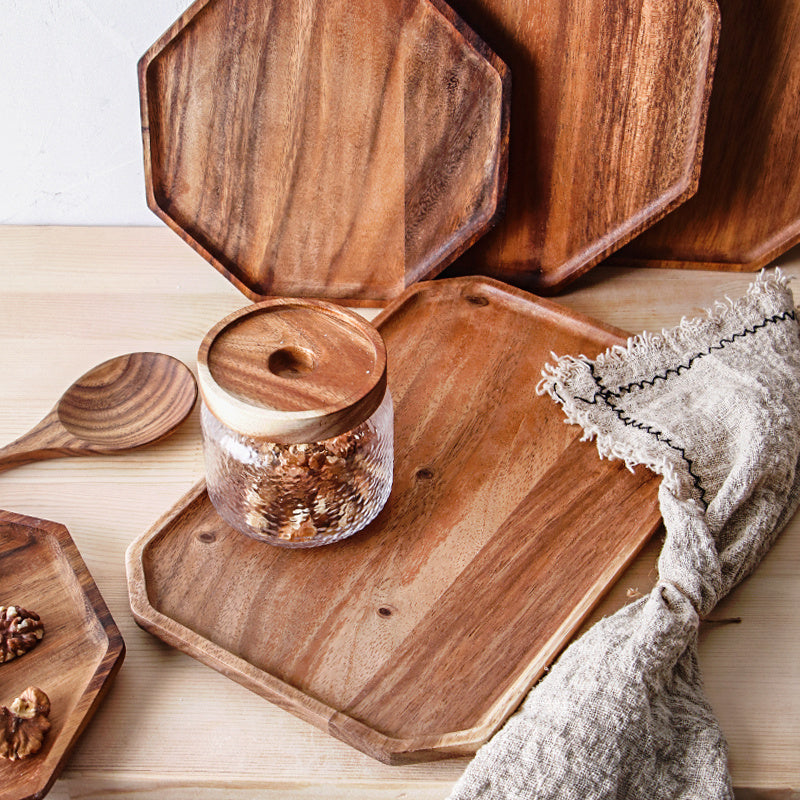 Artisan Chic Irregular Wood Tray