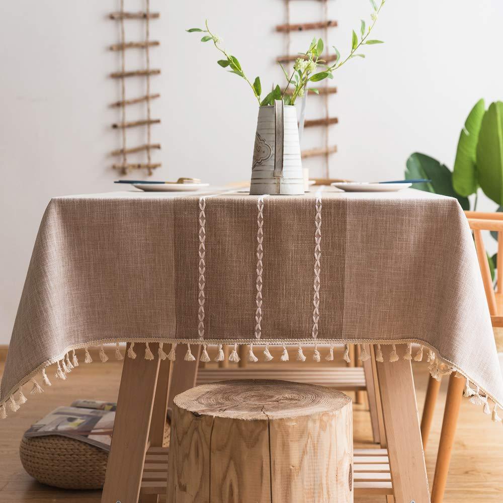 Nordic Waterproof Jacquard Tablecloth