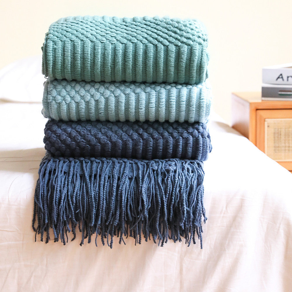 Chic Étoile Knitted Bed Runner Blanket