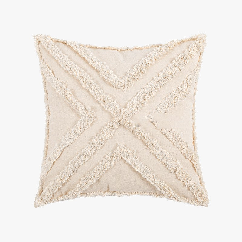 Luxe Tassel Tufted Pillow