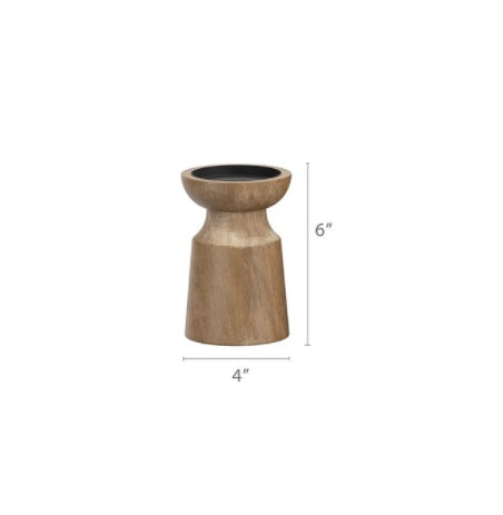 Elysian Heritage Wooden Candleholder