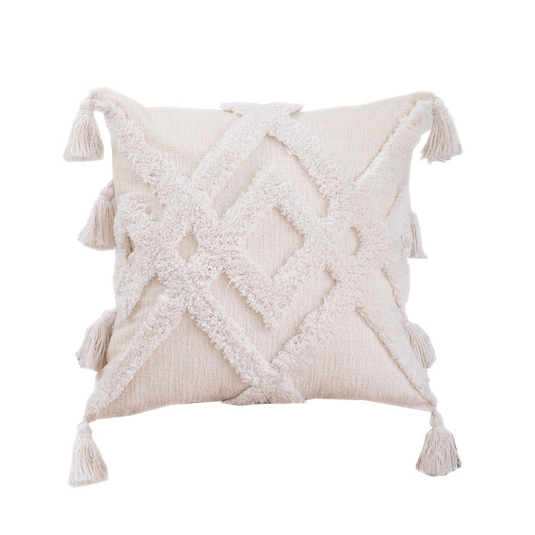 Élégance Tufted Cushion Cover