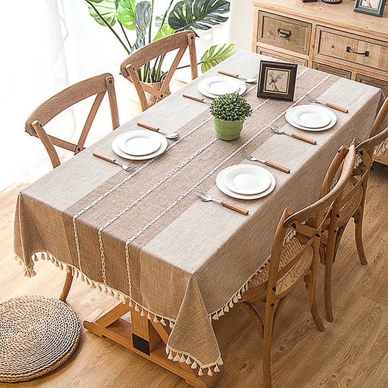 Nordic Waterproof Jacquard Tablecloth