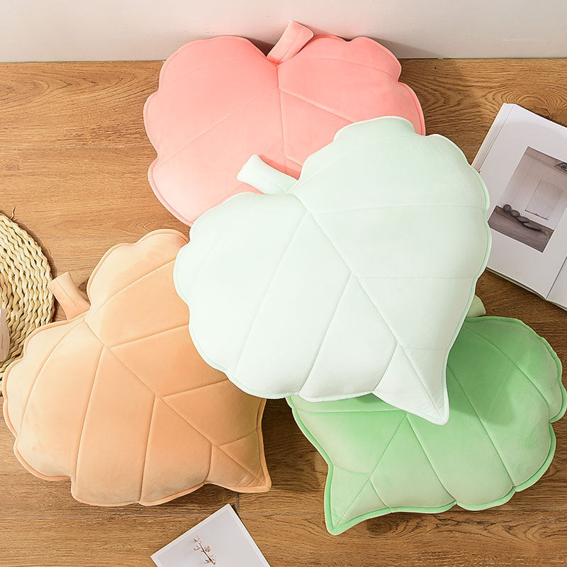 Sweet Heart Leaf Accent Pillow