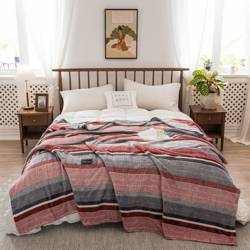 Versatile Velvet Comfort Thickened Blanket