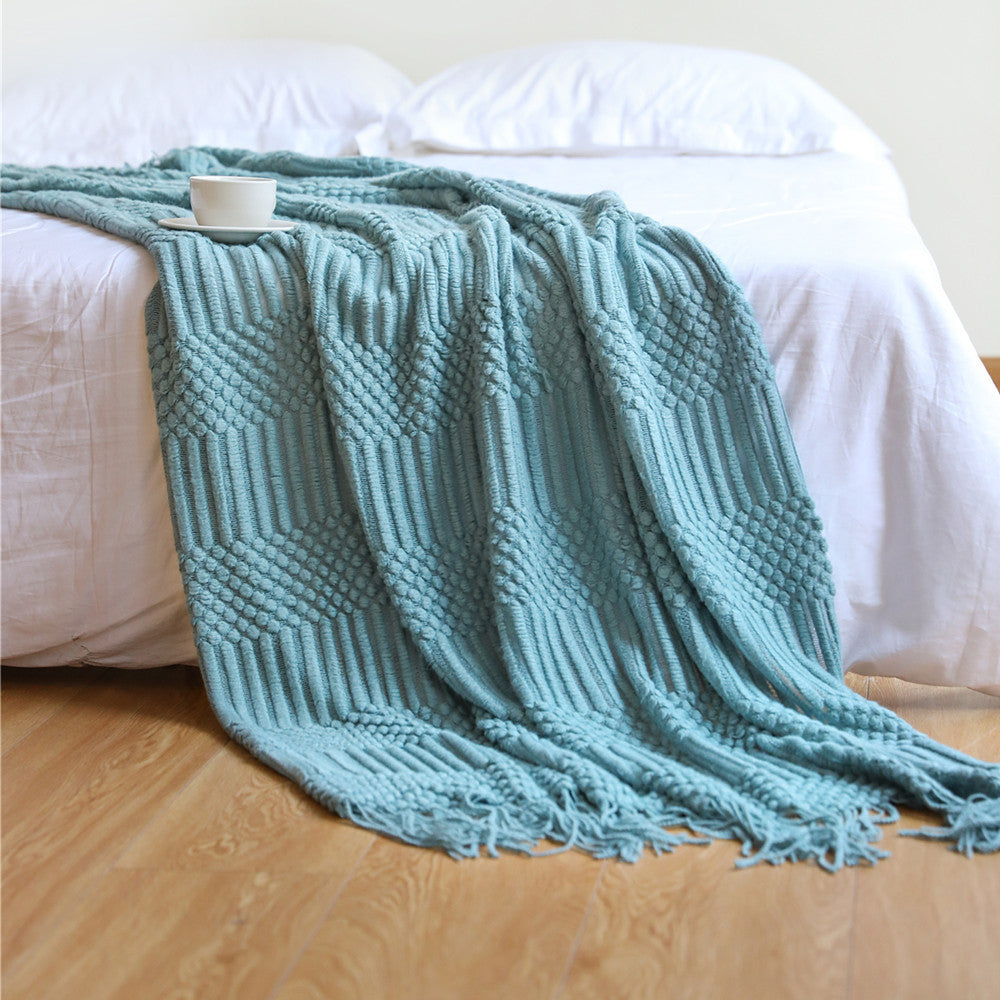 Chic Étoile Knitted Bed Runner Blanket